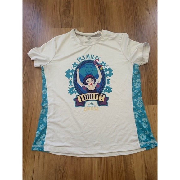 Tops - RunDisney Princess Fairy Tale‎ Challenge 19.3 Miles Performance Graphic Tee